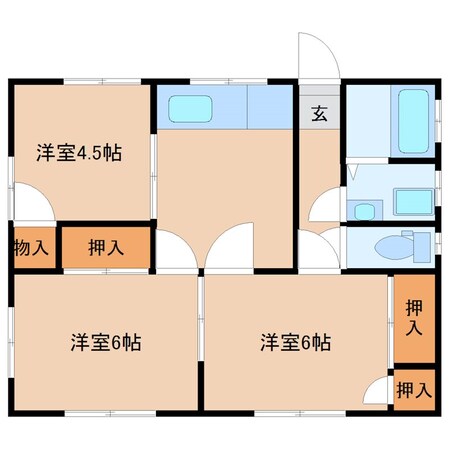 Northridge直井の物件間取画像